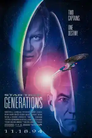 Star Trek 7: Generations постер
